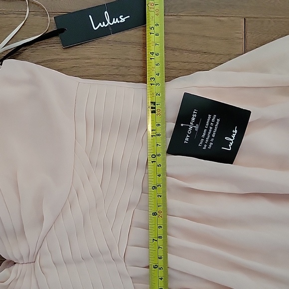 NWT Lulus Make Me Move Maxi Dress Blush Pink Medium - Picture 7 of 11